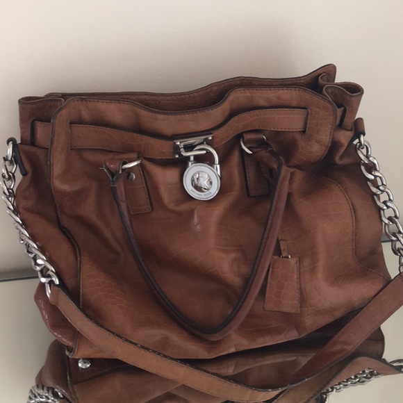 Brown Leather Michael Kors Bag - Picture 1 of 5